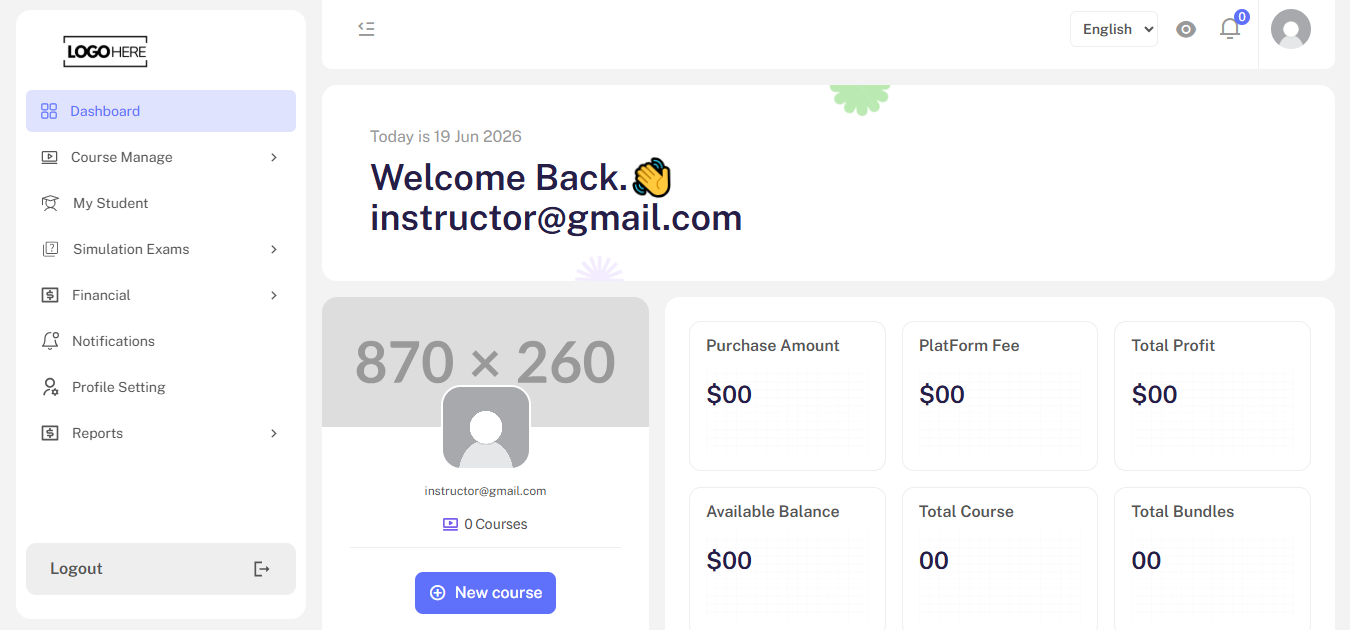 Instructor Dashboard